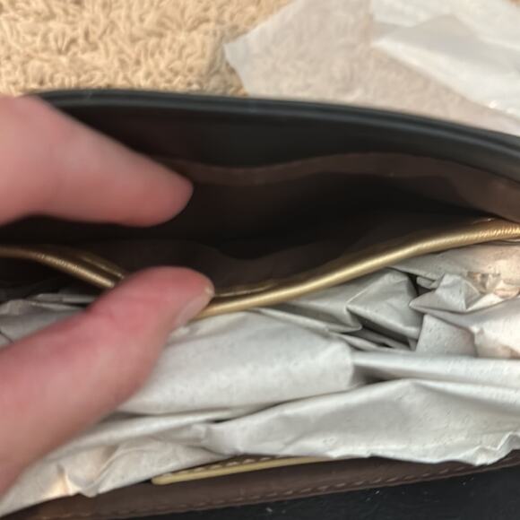 Rachel Zoe IRIM Black Crossbody Bag with Gold Ring Accent NWT - Picture 13 of 14